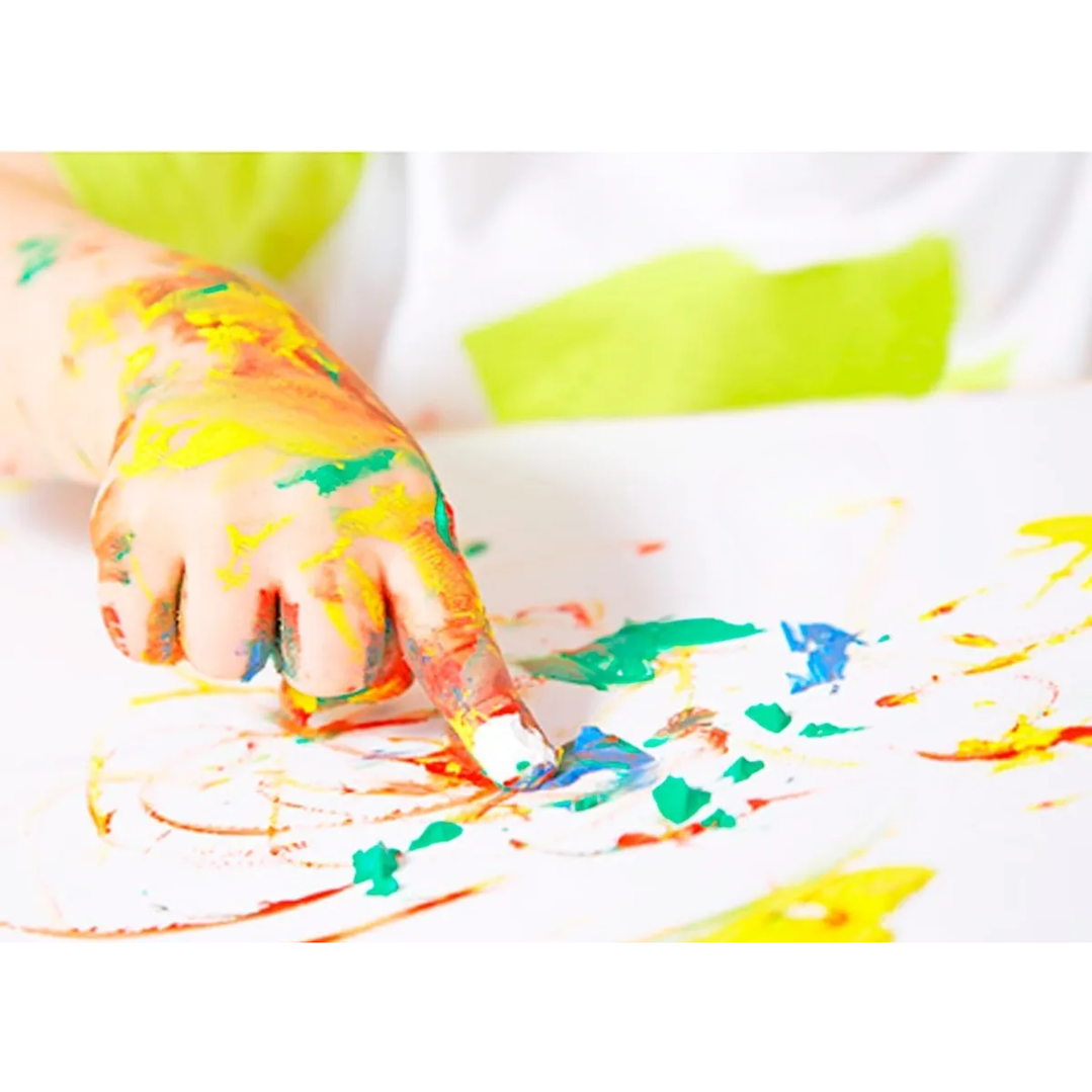 Pintura para Dedos escolar Colores Conjunto De 19 Piezas  3