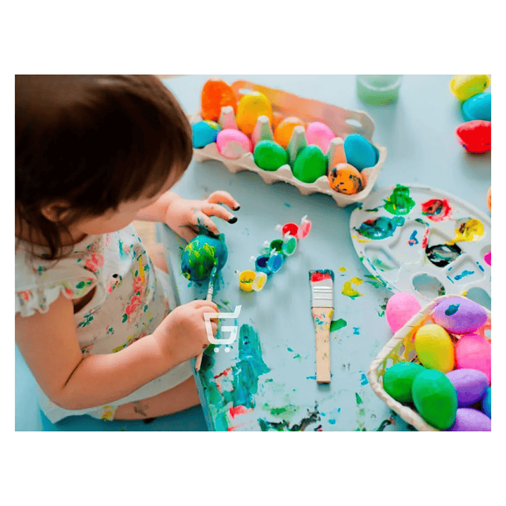 Pintura para Dedos escolar Colores Conjunto De 19 Piezas  4