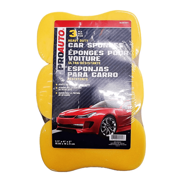 Esponjas Para Carro Resistentes Por 3 Unidades 3