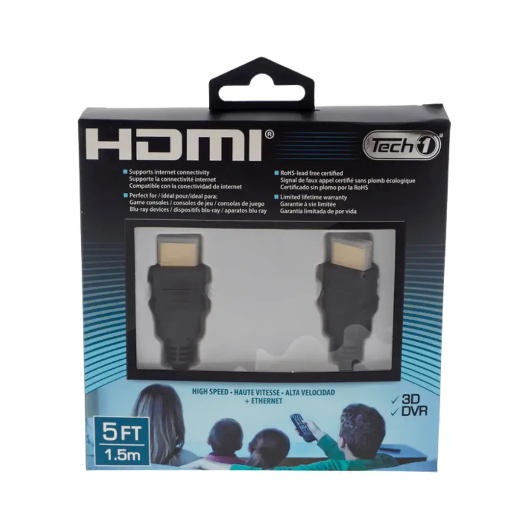 Cable HDMI 1.5m Alta Velocidad Full HD 3
