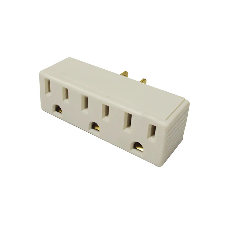 Adaptador Enchufe 3 Salidas 15A 125V Duramax Original 2