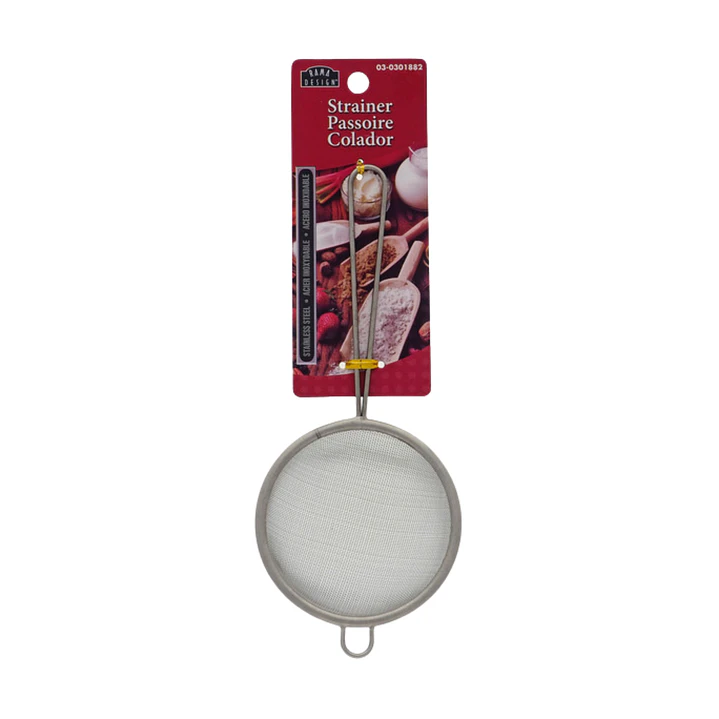 Colador Tamizador Acero Inoxidable de mano pequeño 2