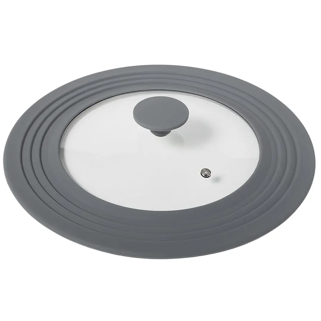 Tapa de Olla y sartenes Universal con borde de Silicona 1