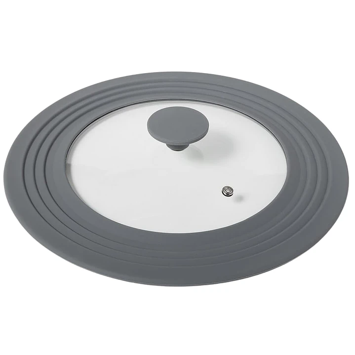 Tapa de Olla y sartenes Universal con borde de Silicona 1