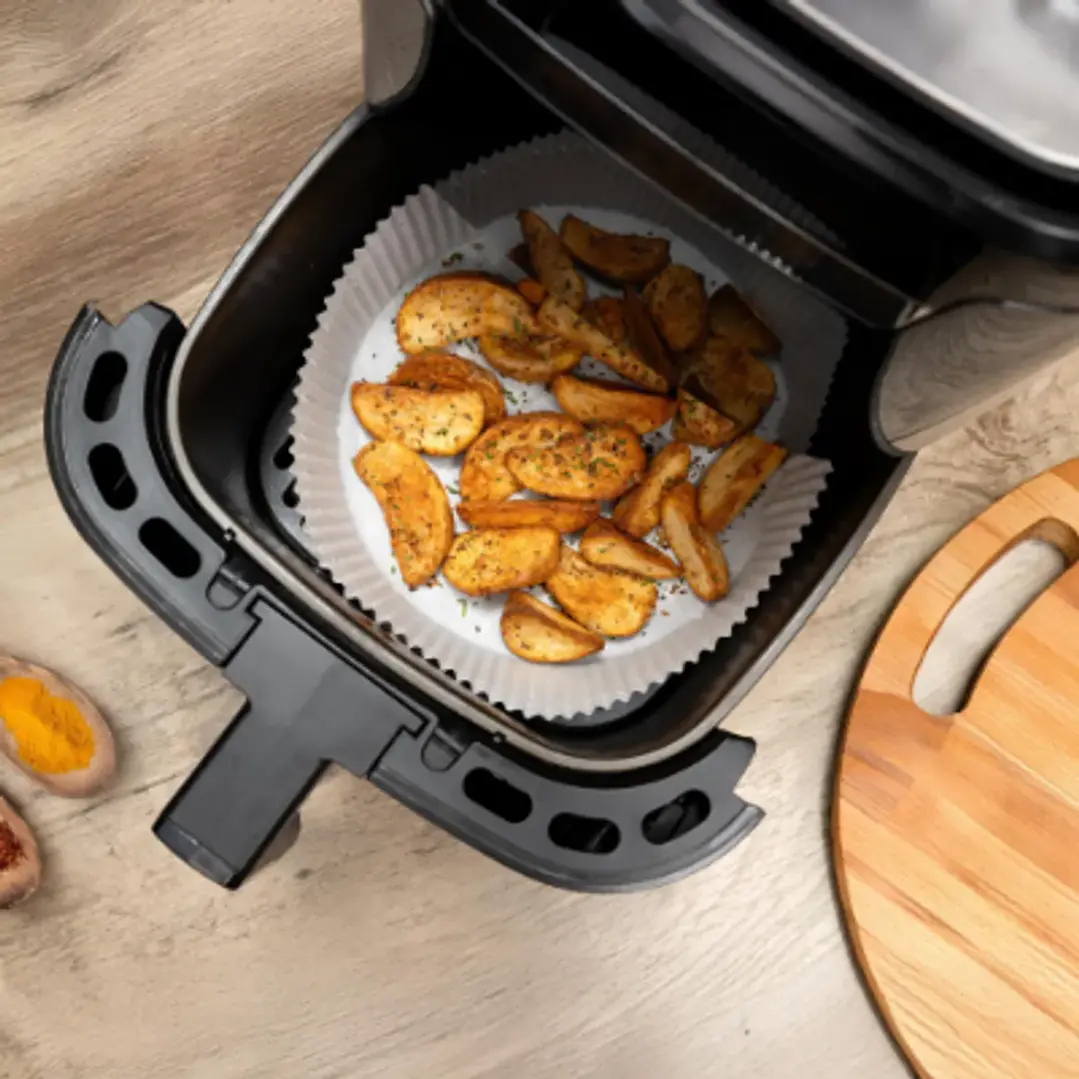 Set de 50 Canastillas de Papel Antiadherentes para Air Fryer 2