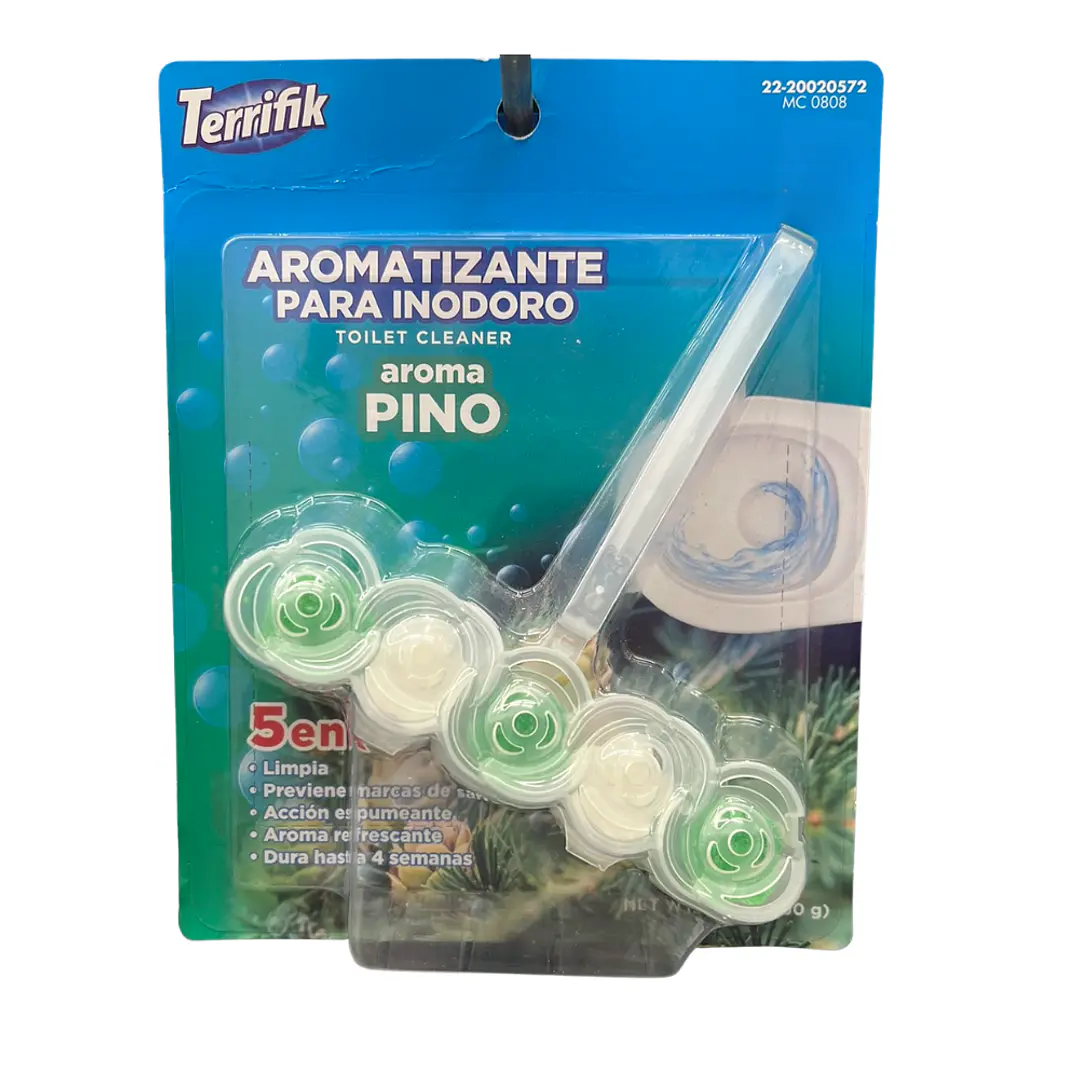 Aromatizante de Inodoro Pastilla Colgante Aroma Pino 1
