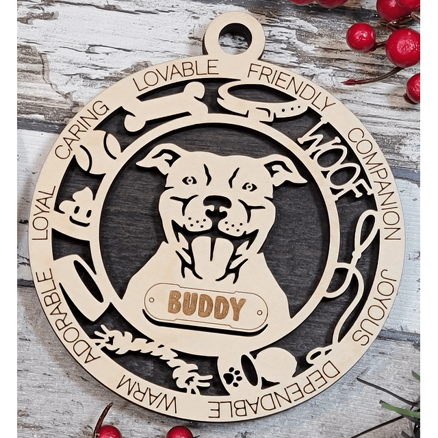 Personalized Dog Ornaments 8