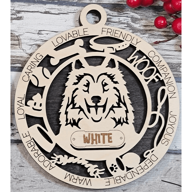 Personalized Dog Ornaments 24