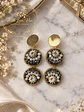 Pendientes AURELIA ROYALE NOIR GOLD - Miniatura 1