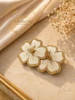 Pendientes OPHELIA ÉCLAT PERLE GOLD - Miniatura 1