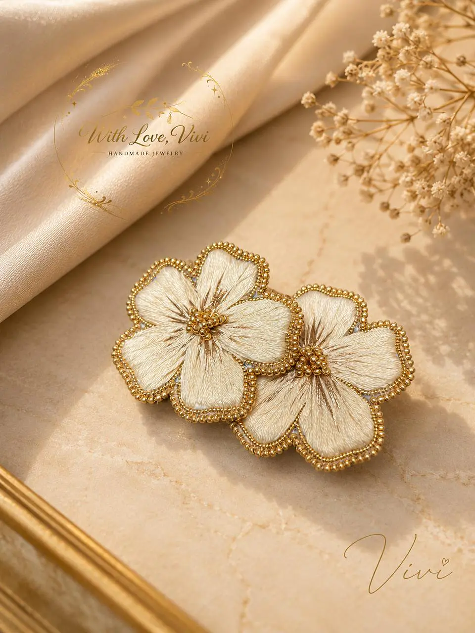 Pendientes OPHELIA ÉCLAT PERLE GOLD 1