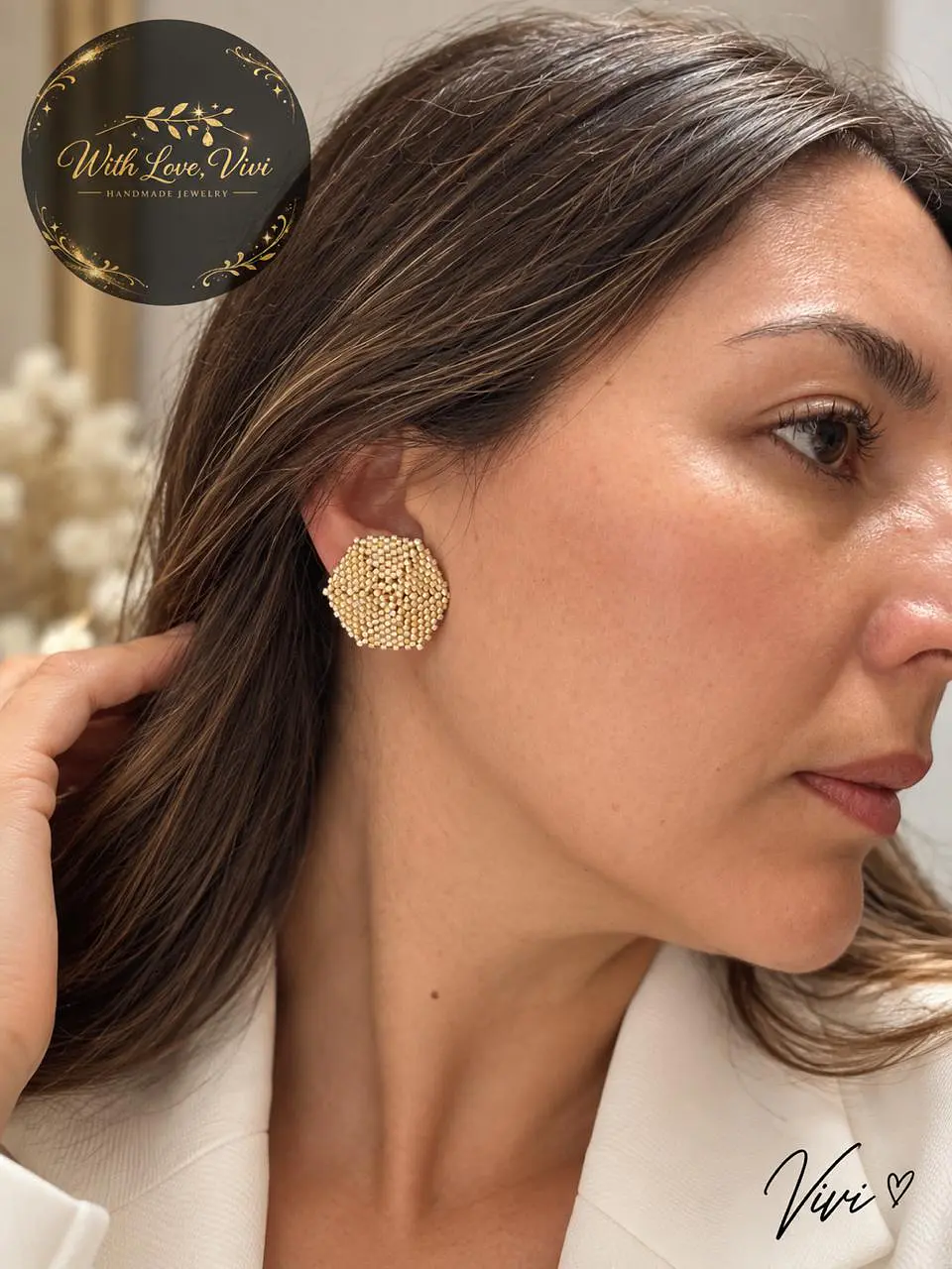 Pendientes HEXA GOLD 2