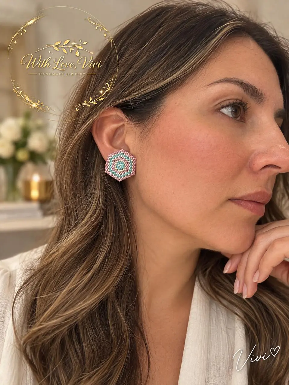 Pendientes HEXA RIVIÈRE 2