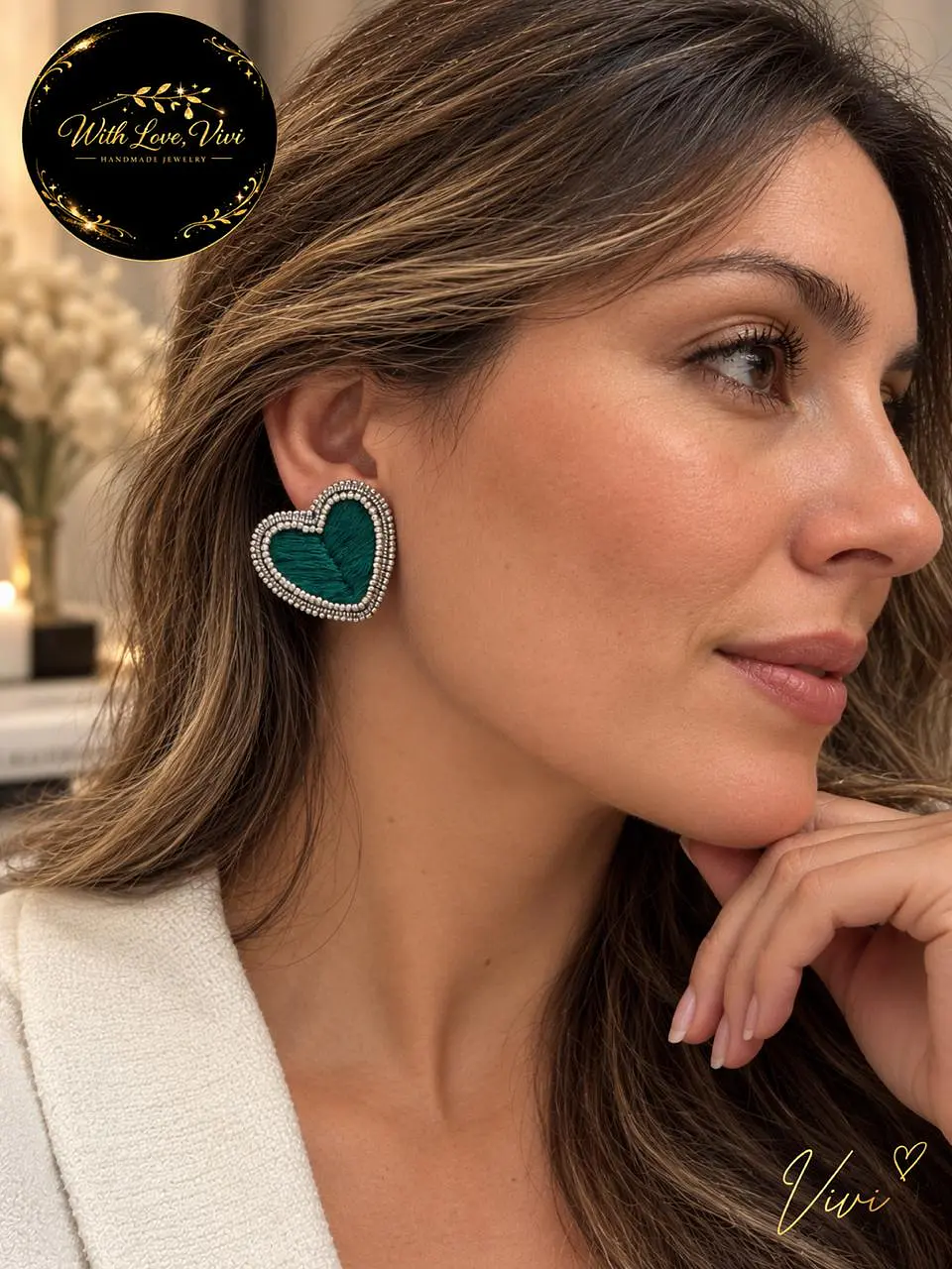 Pendientes LOVED ÉCLAT TURQUOISE SILVER 2