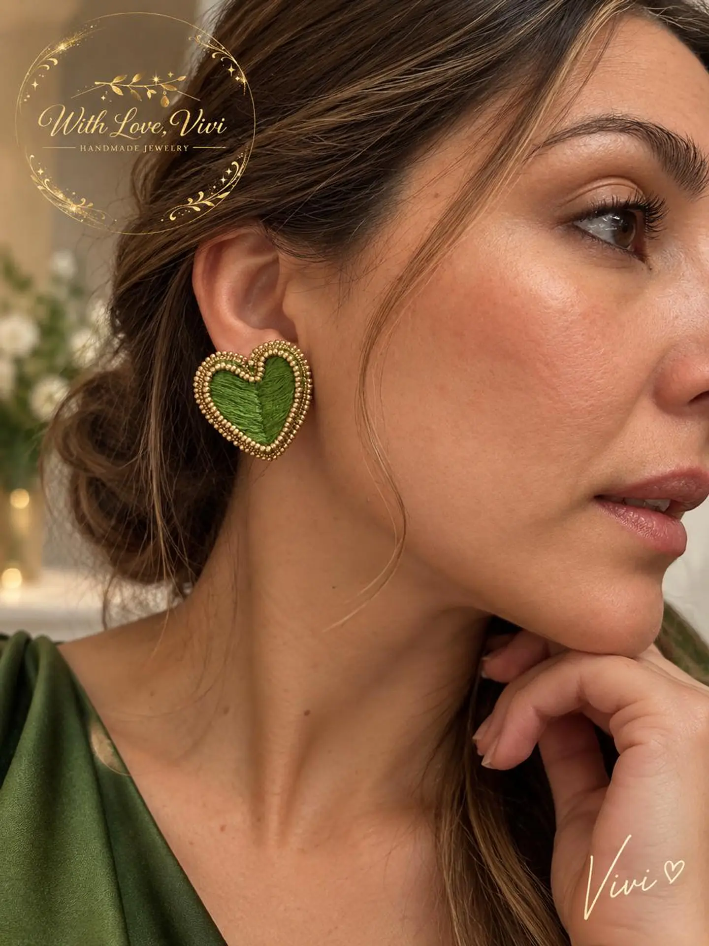 Pendientes LOVED ÉCLAT FORET GOLD 2