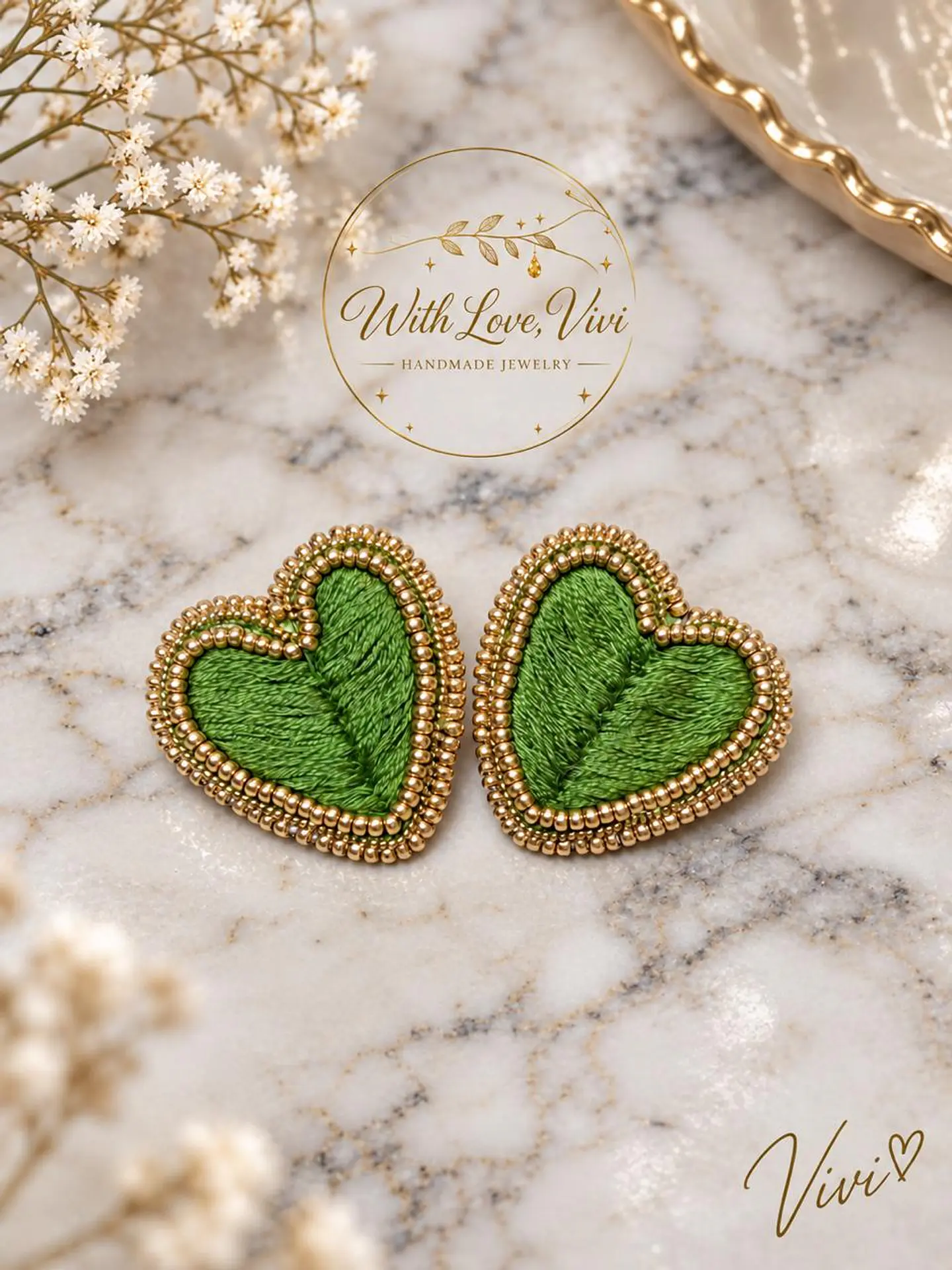 Pendientes LOVED ÉCLAT FORET GOLD 1