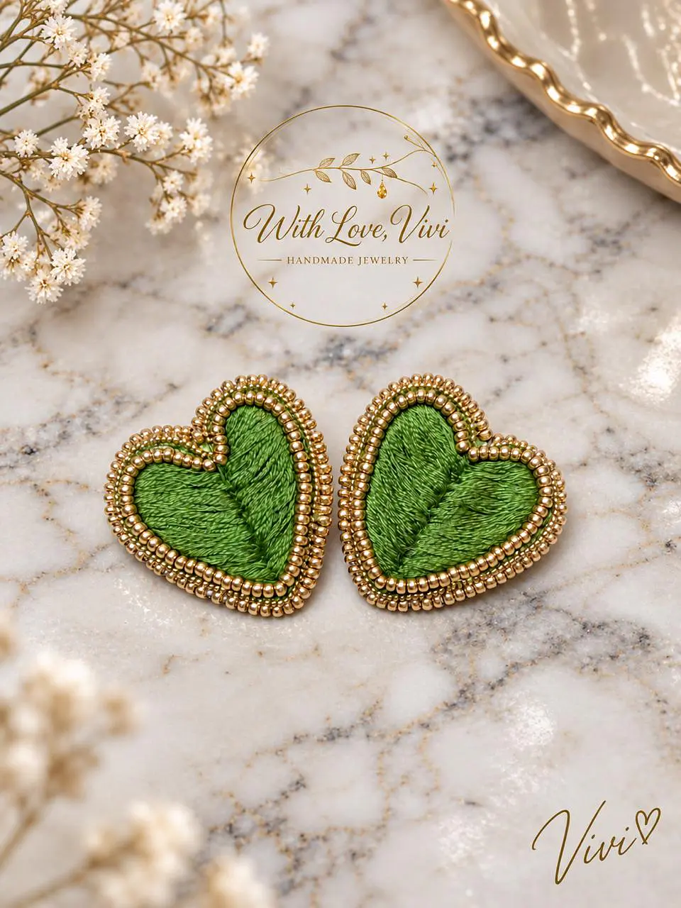 Pendientes LOVED ÉCLAT FORET GOLD 1