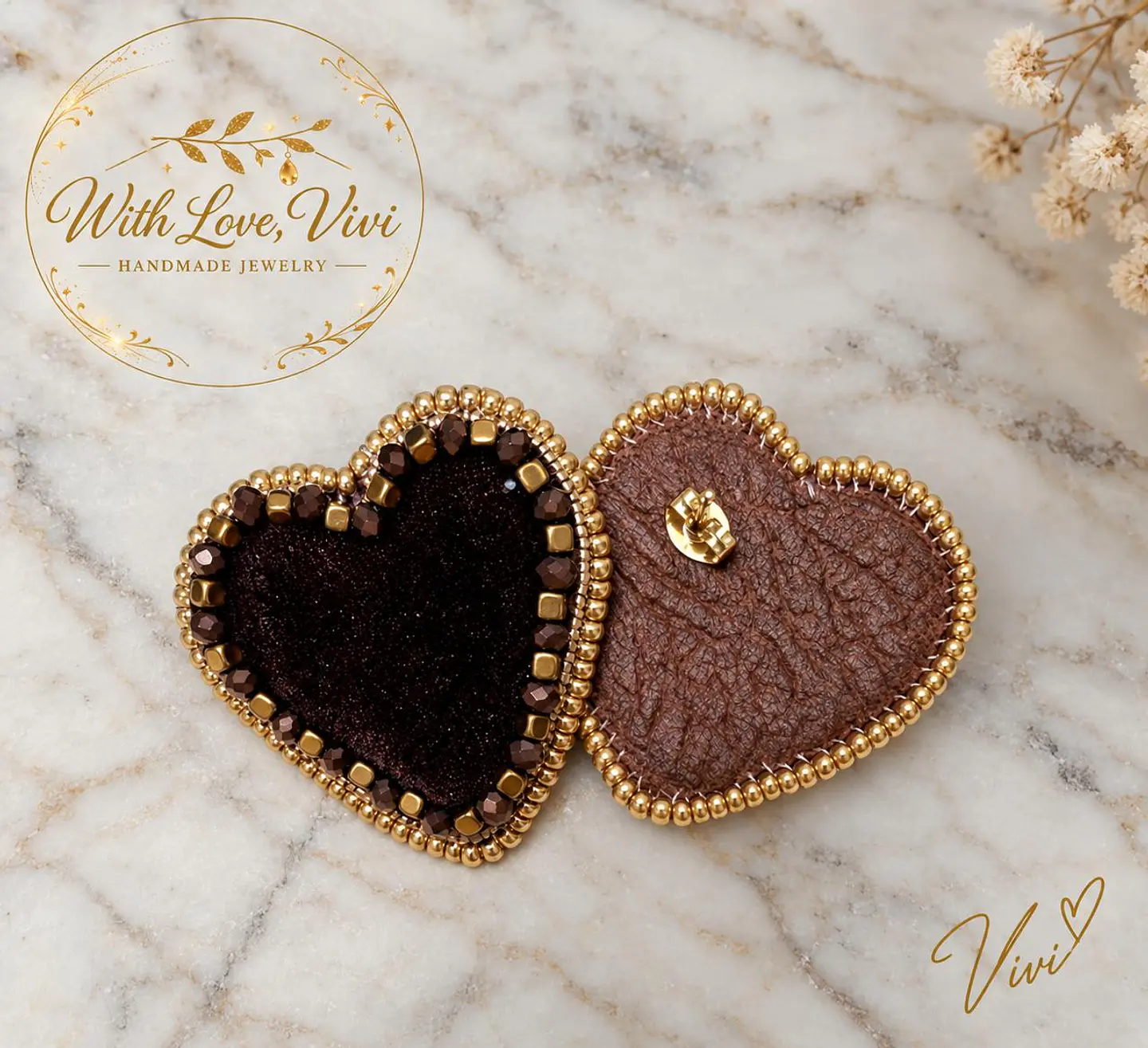 Pendientes LOVED VELVET TRUFFE 4