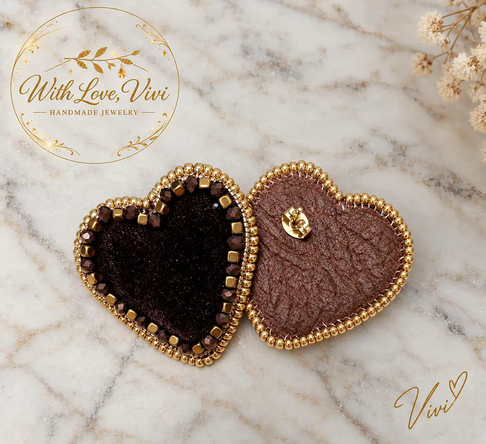 Pendientes LOVED VELVET TRUFFE 4
