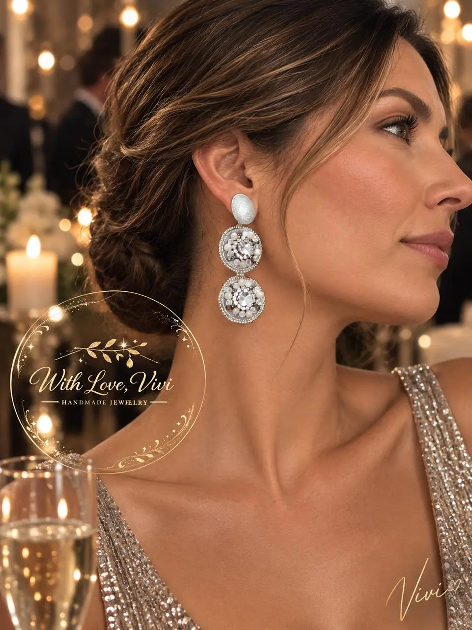 Pendientes AURELIA ROYALE GRIS NIER 3