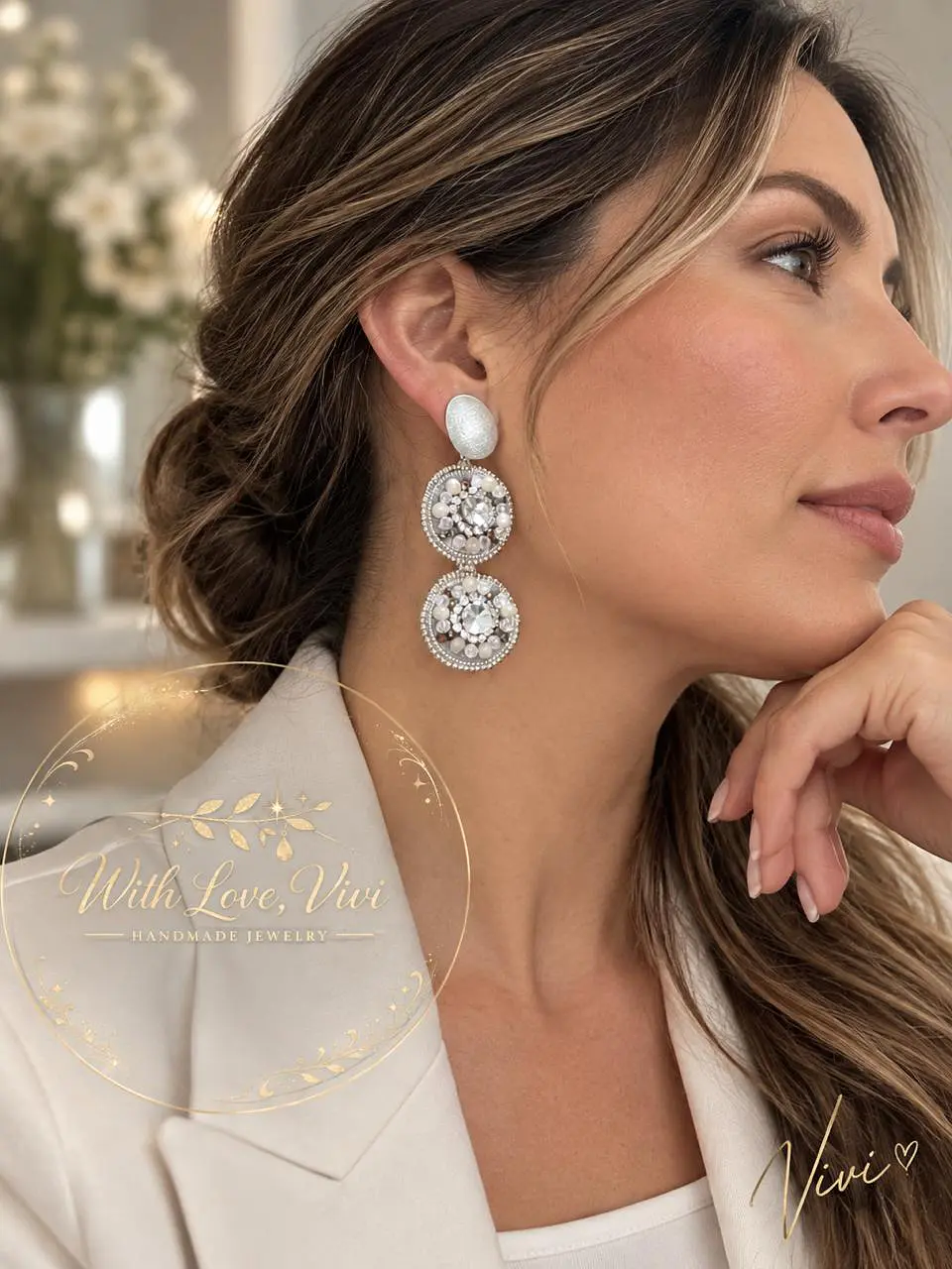 Pendientes AURELIA ROYALE GRIS NIER 2