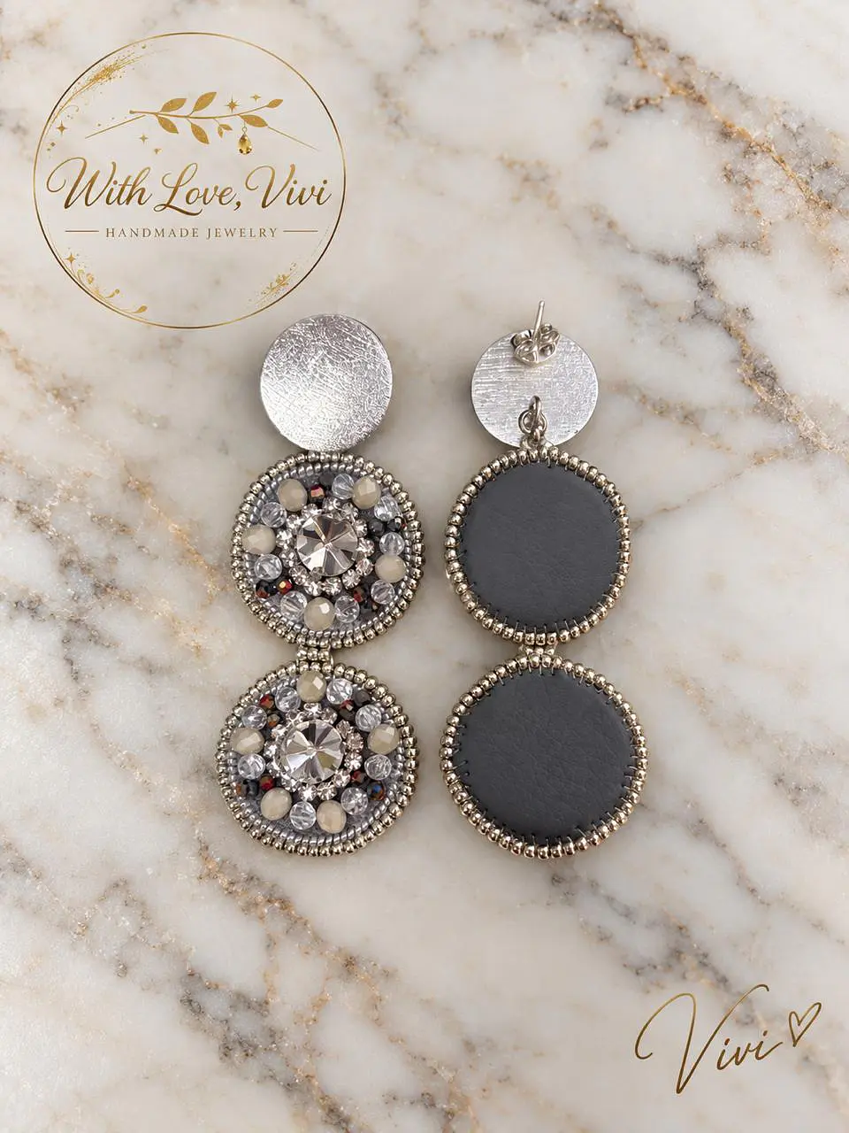 Pendientes AURELIA ROYALE GRIS NIER 4