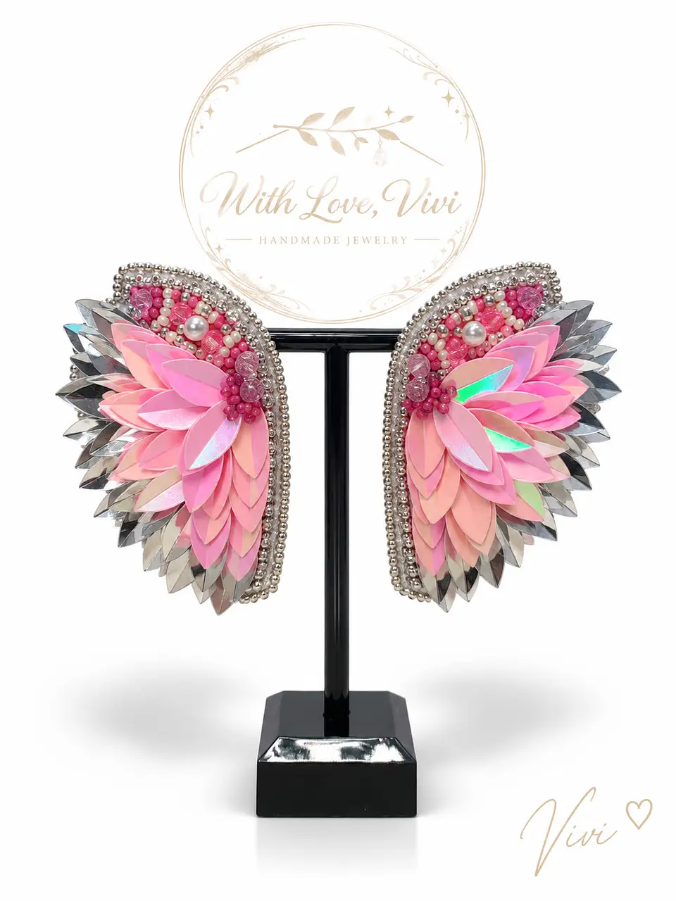 Pendientes VELARIS ROSÉ SILVER 2
