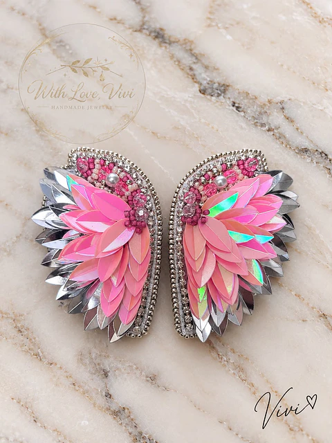 Pendientes VELARIS ROSÉ SILVER