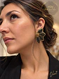 Pendientes FLEUR NOIR GOLD - Miniatura 3