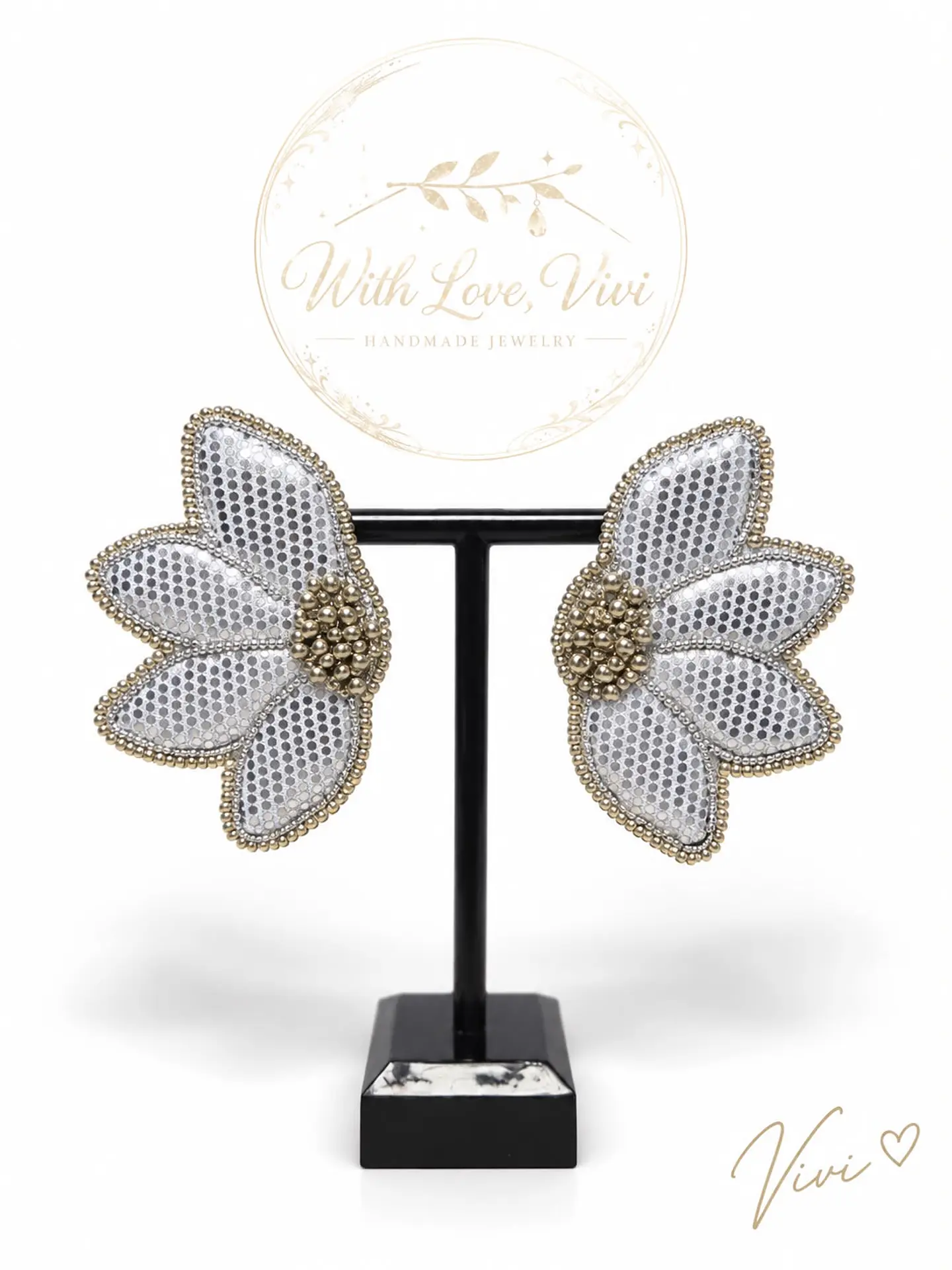 Pendientes FLEUR PERLE SILVER 1