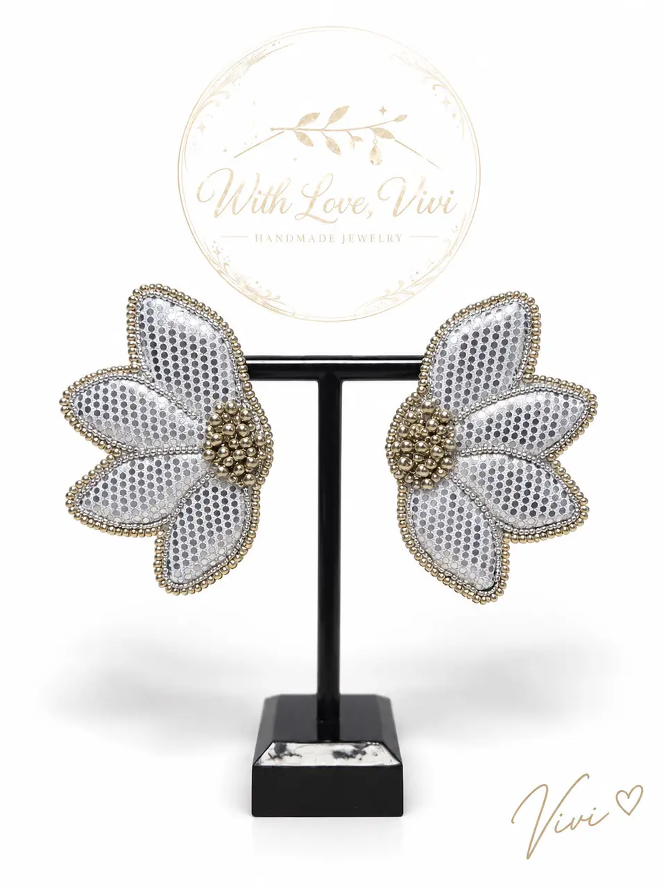 Pendientes FLEUR PERLE SILVER 1