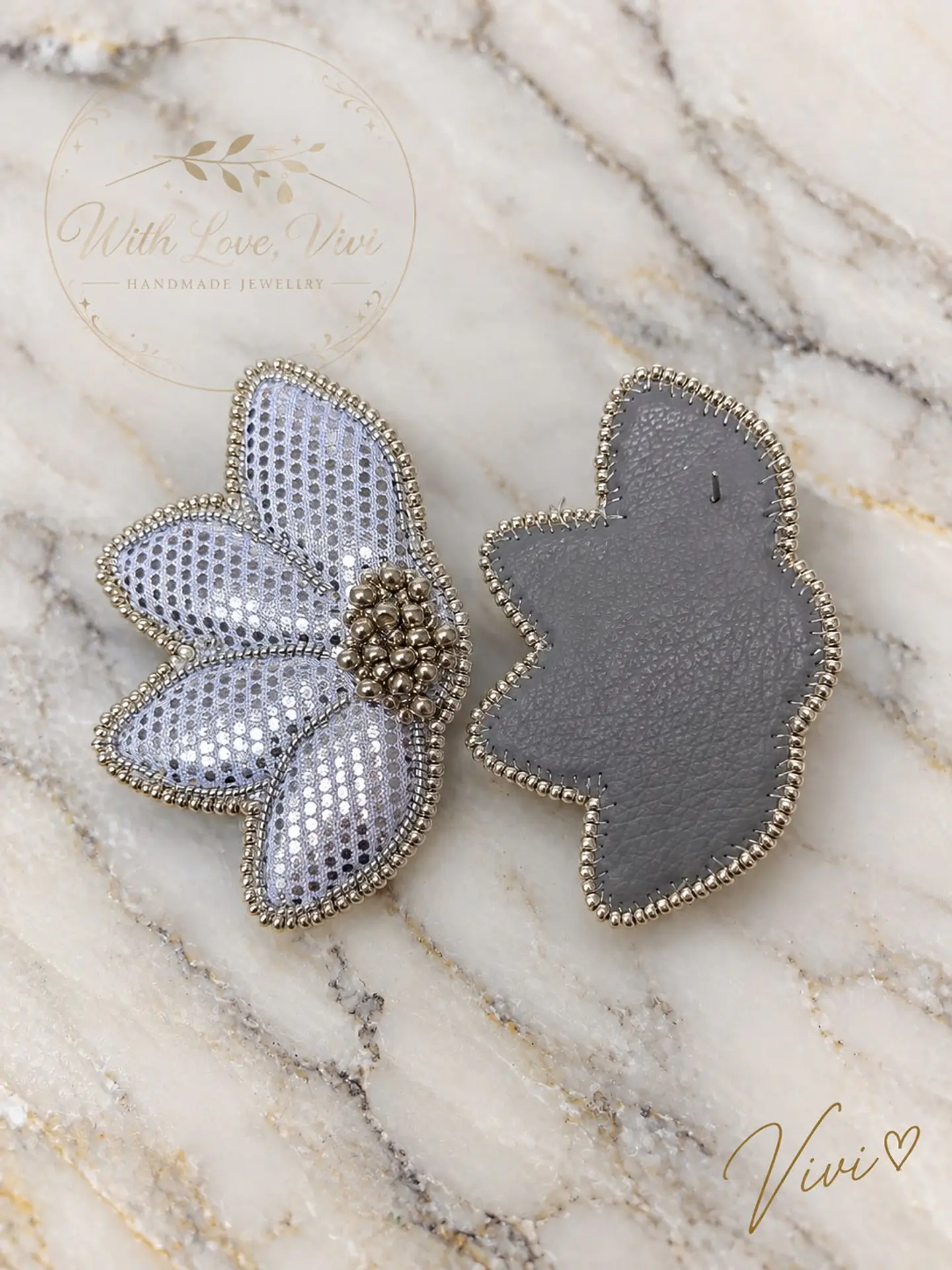 Pendientes FLEUR PERLE SILVER 4