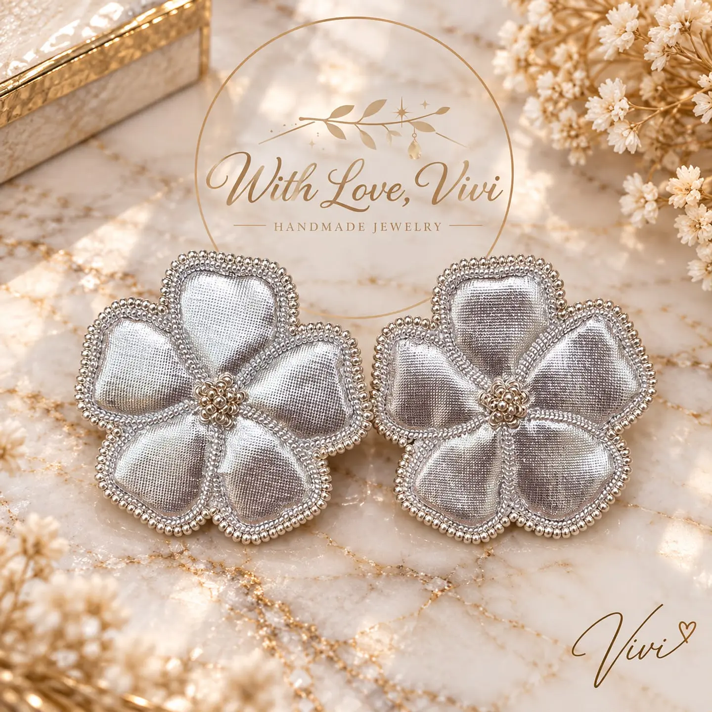 Pendientes OPHELIA VELVET SILVER 3