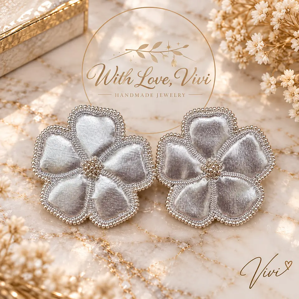 Pendientes OPHELIA VELVET SILVER 3