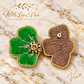 Pendientes  FLORENCE VELVET  ÉMERAUDE GOLD - Miniatura 2