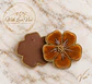 Pendientes  OPHELIA VELVET FAUVE GOLD - Miniatura 3