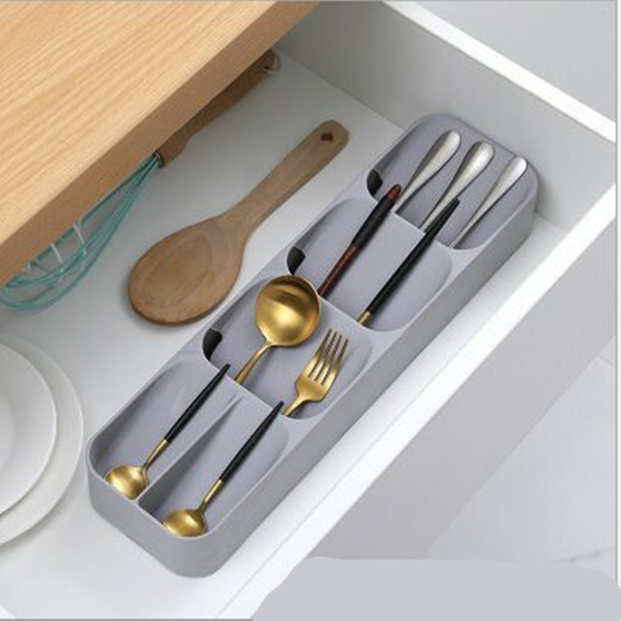 Organizador De Cubiertos Para Cajones Cubiertos