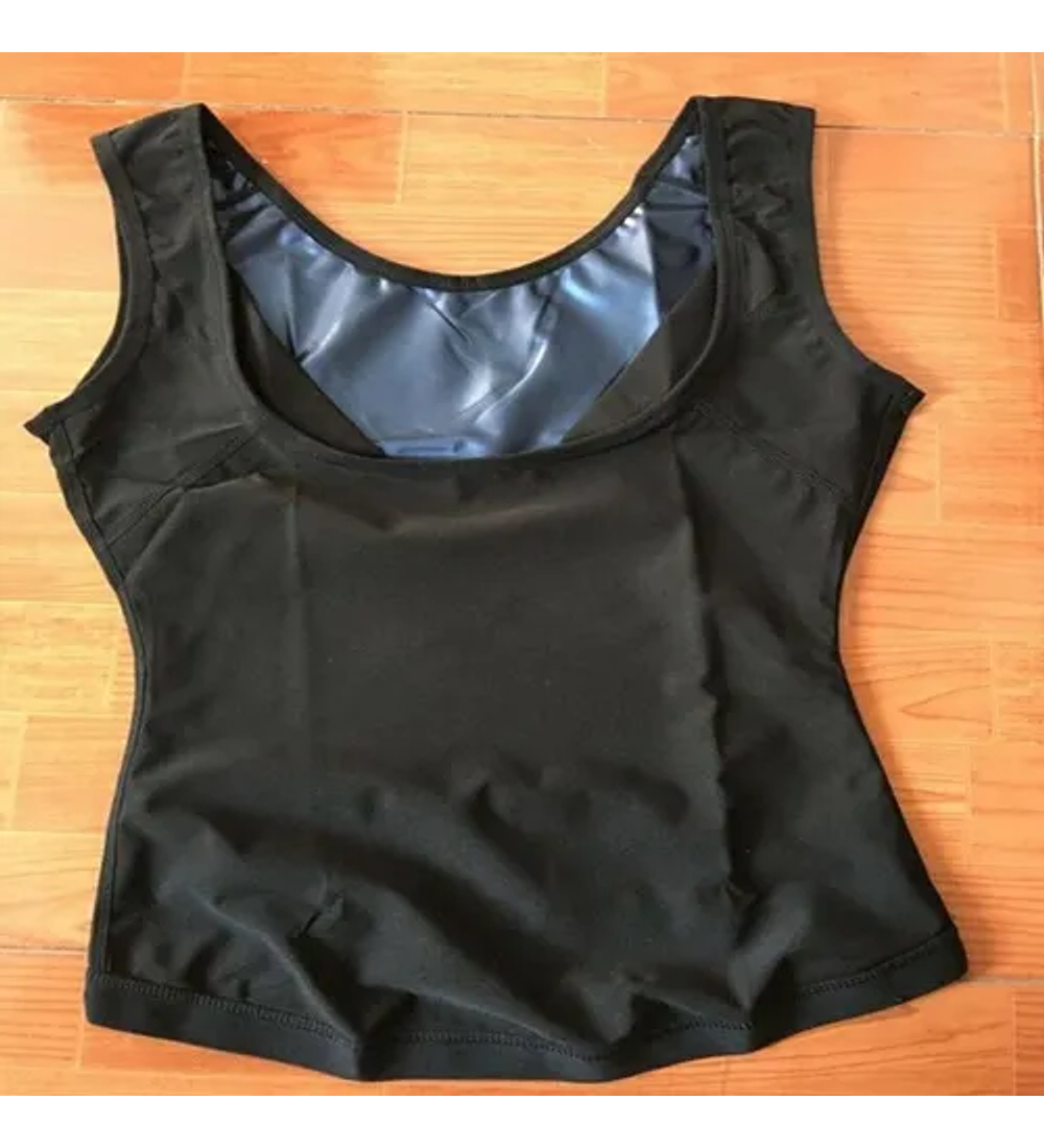 Faja Reductora Termica Camiseta Sauna Mujer Con Cremallera – TheFitFrog