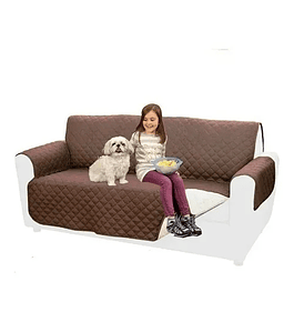 Cubre Sofa Sillon Para Mascotas Reversible 2 Plazas 