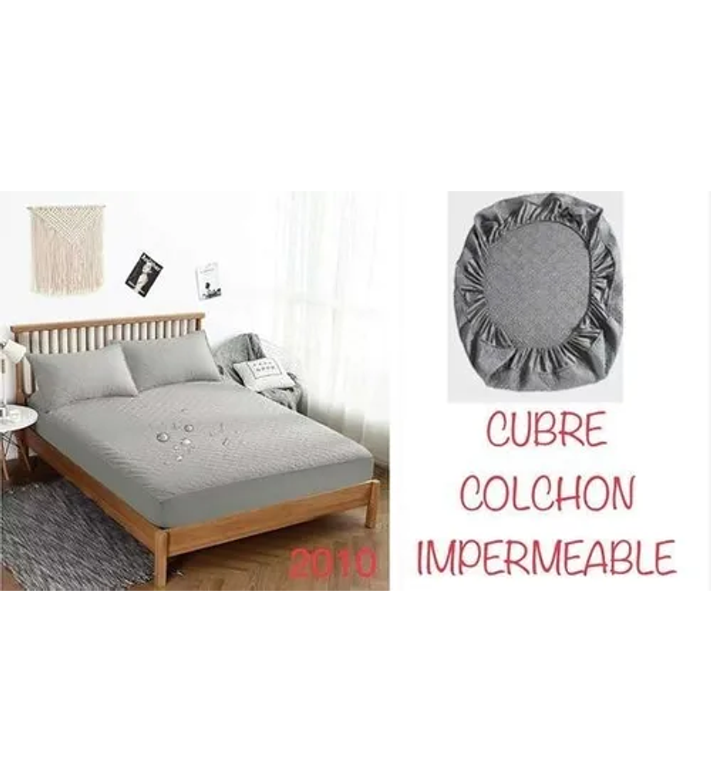 Cubrecolchon Funda Para Colchon 1.5 P 200*105cm+ 1 Fundas
