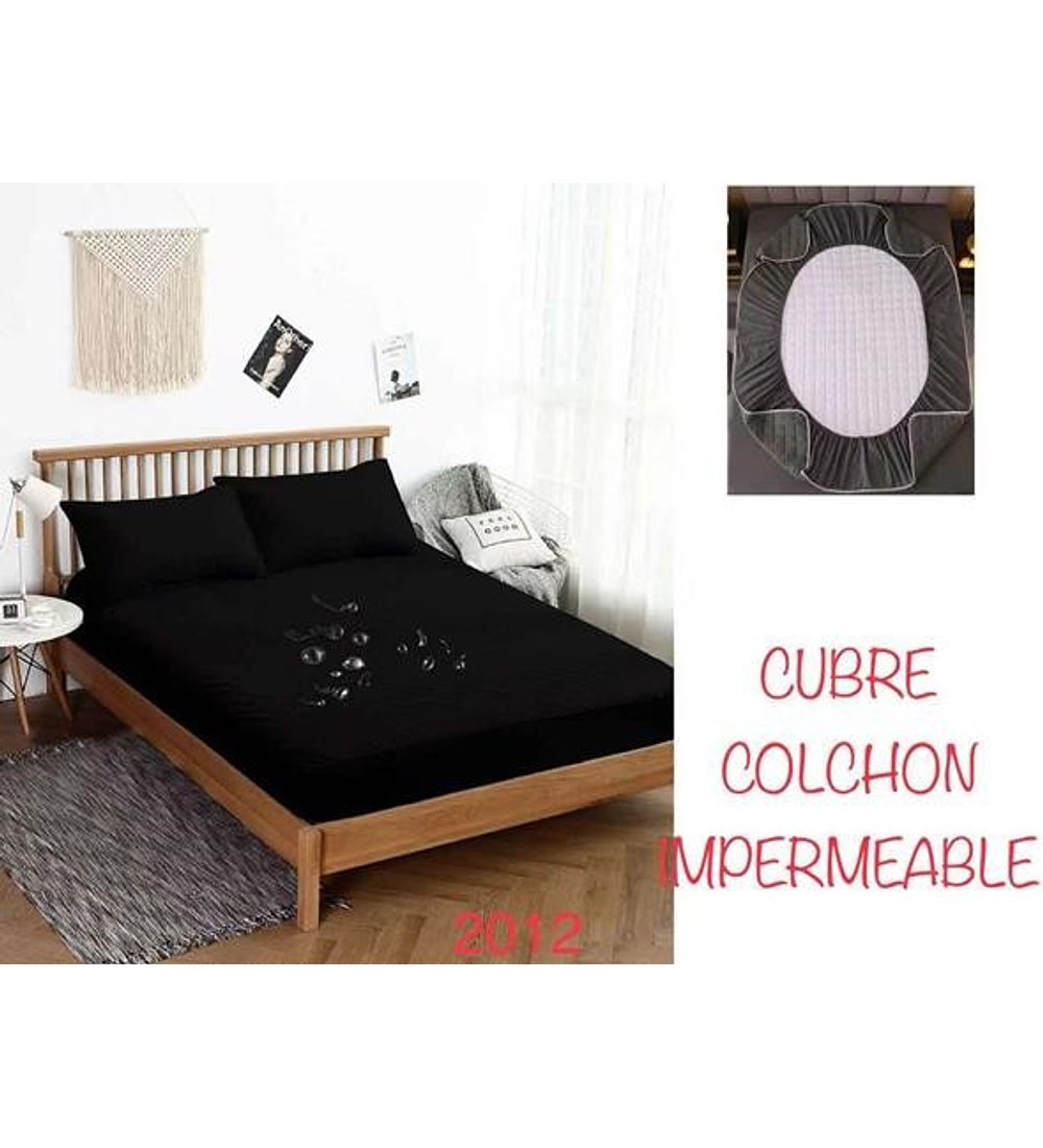 Cubrecolchon Funda Para Colchon 1.5 P 200*105cm+ 1 Fundas