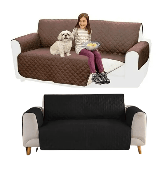 Cubre Sofa Sillon Para Mascotas Reversible 2 Plazas 