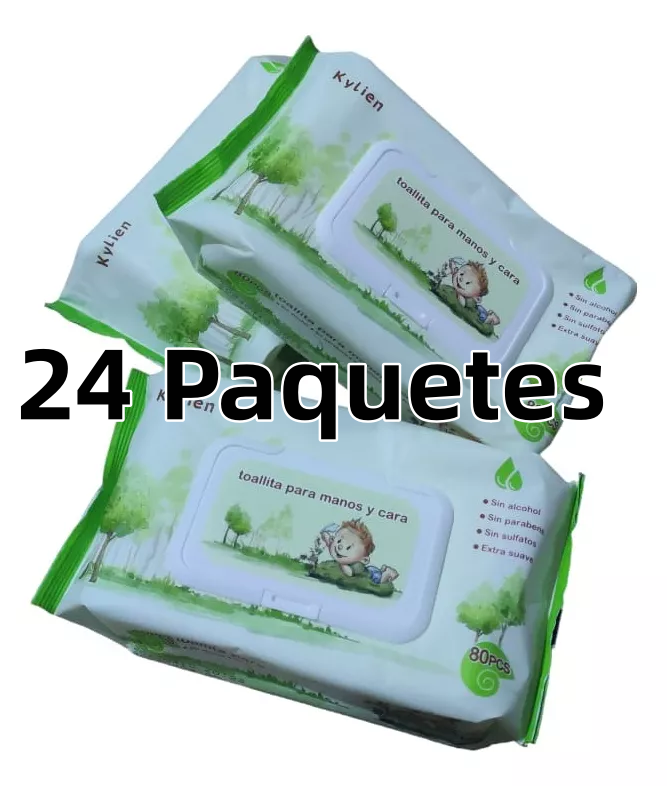 Caja 12 Paquetes Toallitas Húmedas Premium 90 Un. Sleepy Natural