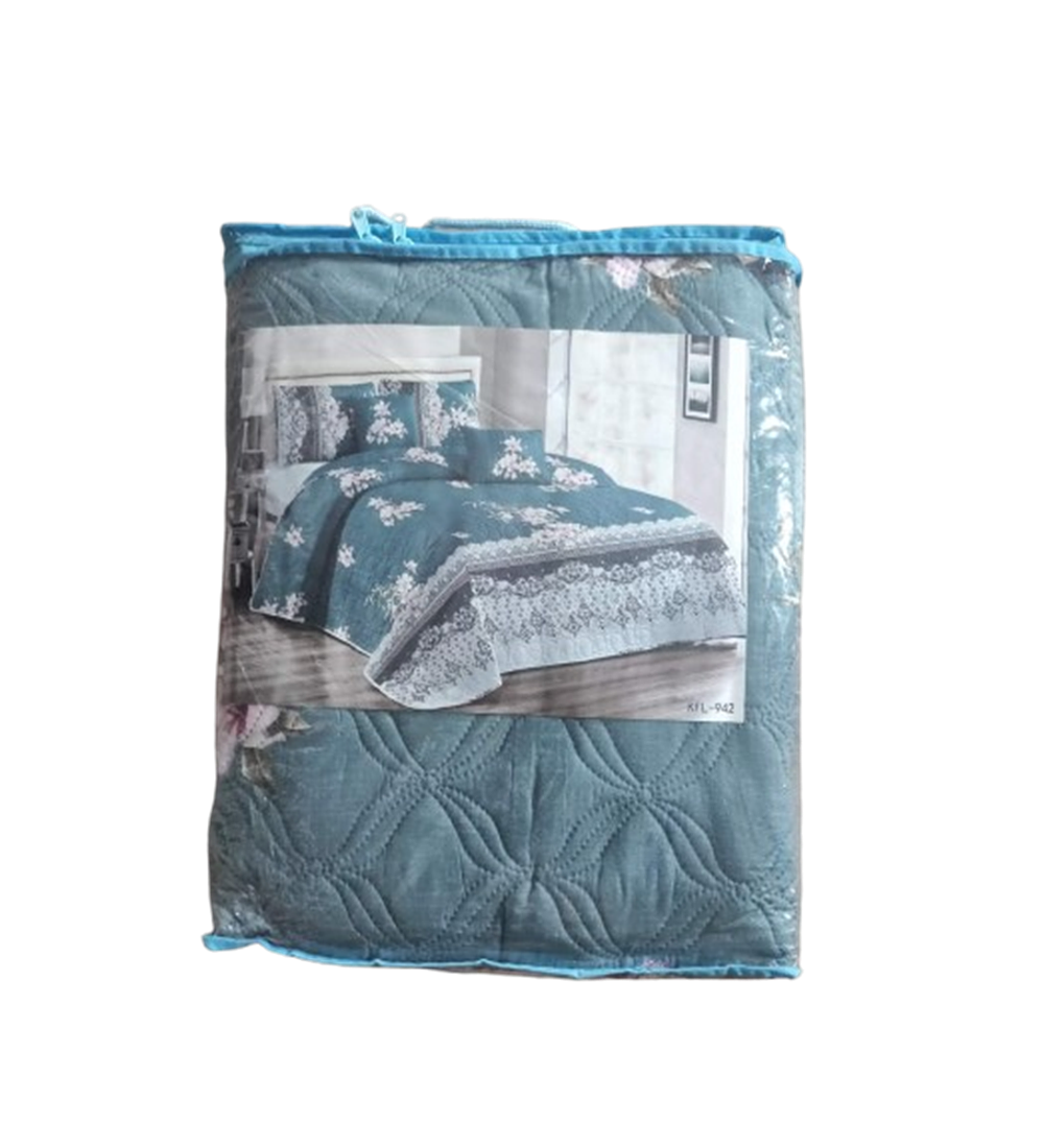 Cobertor Quilt Verano Cubrecama 1.5plaza (180*230cm)+1 Funda