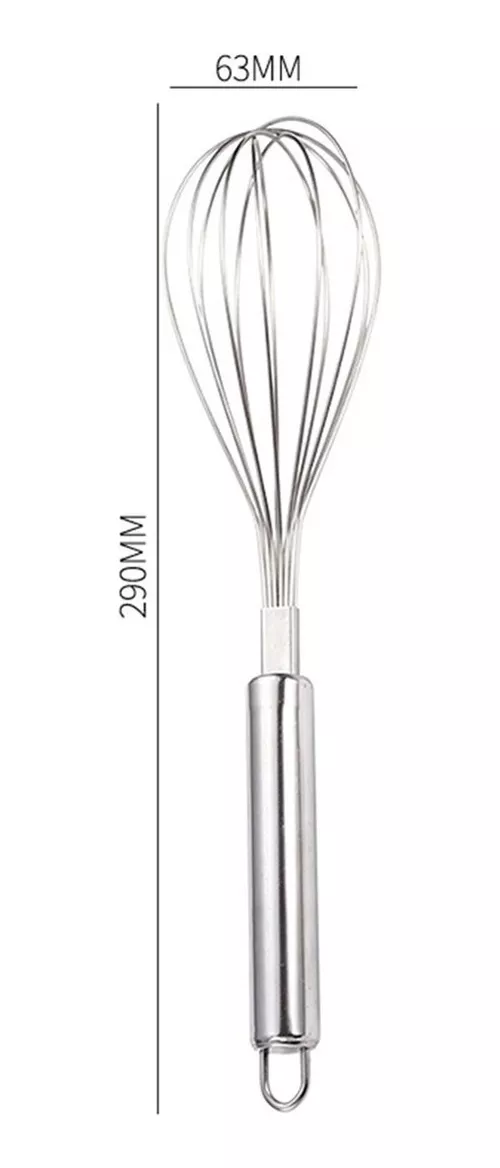 Batidor manual 25 cm. acero inoxidable Gastromaq