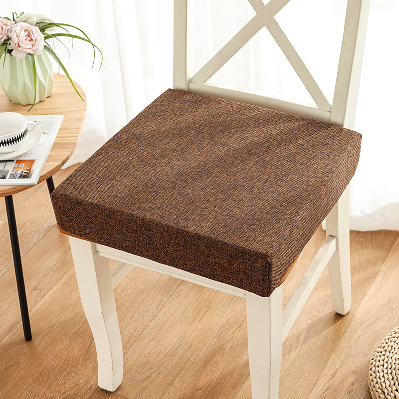 Cojín Silla Cuadrado Witmu 40x40 Cm -cojín Antideslizante Marrón*