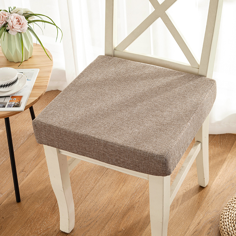Cojín Silla Cuadrado Witmu 40x40 Cm -cojín Antideslizante Caqui