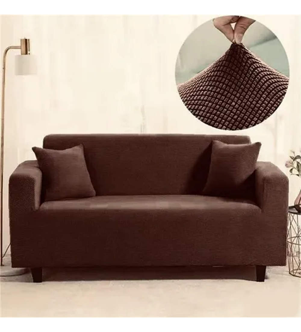 Cubre Sillón Adaptable Funda 2 Cuerpos Elasticada