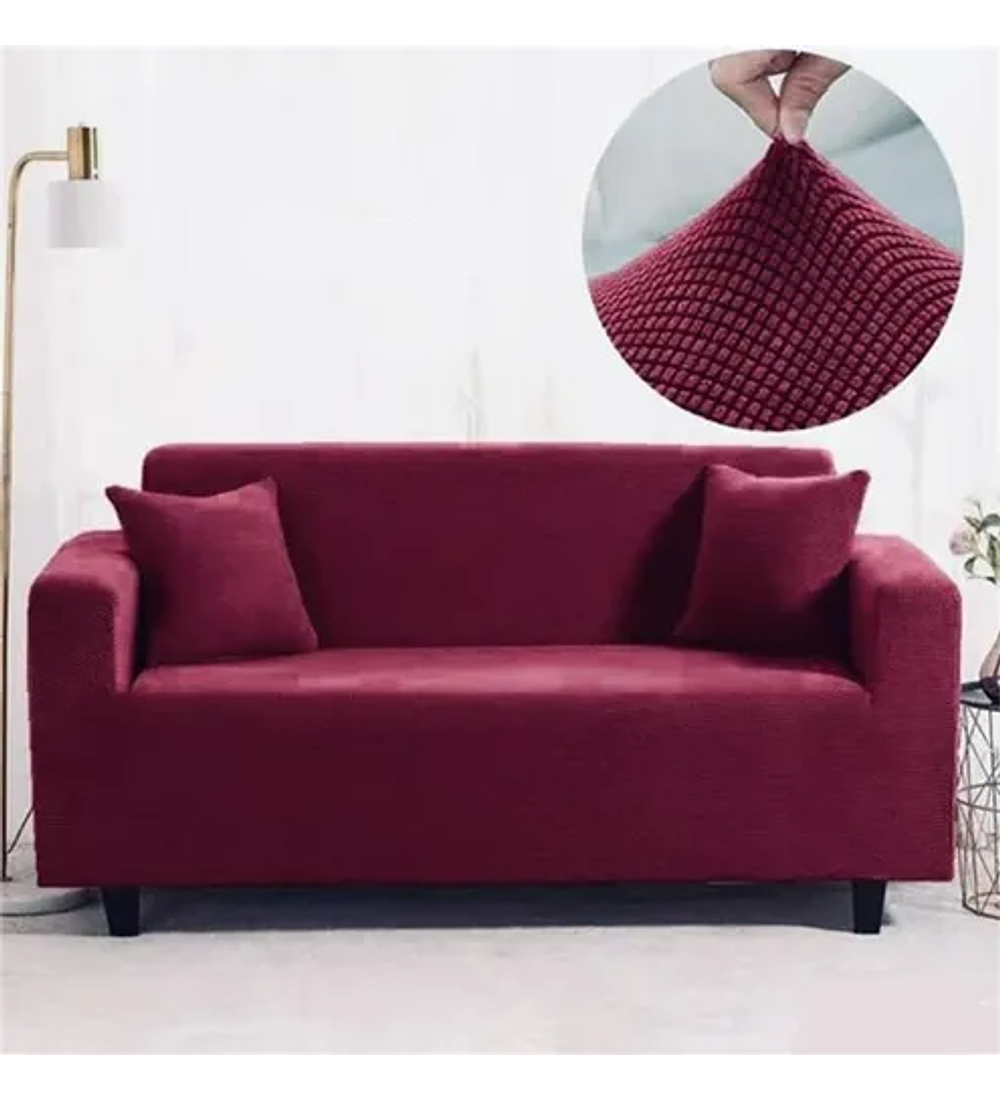 Cubre Sillón Adaptable Funda 2 Cuerpos Elasticada