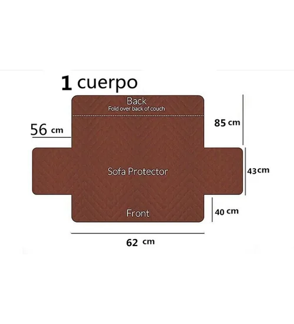 Fundas,cubre Sofa Sillon 1 Plaza Para Mascotas Reversible